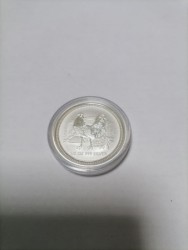 Серебряная монета "Птица" 15,90 гр