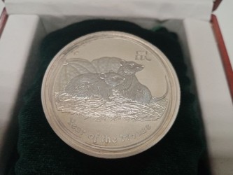 Серебряная монета  31,54 гр.