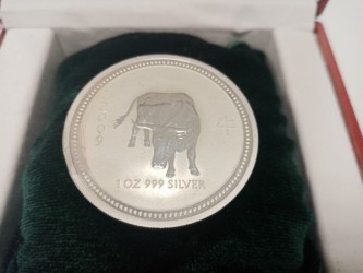 Серебряная монета 31.60 гр.