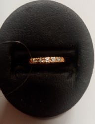 золотое кольцо с бриллиантом 1,26 гр 