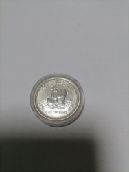 Серебряная монета "Коза" 15,90 гр
